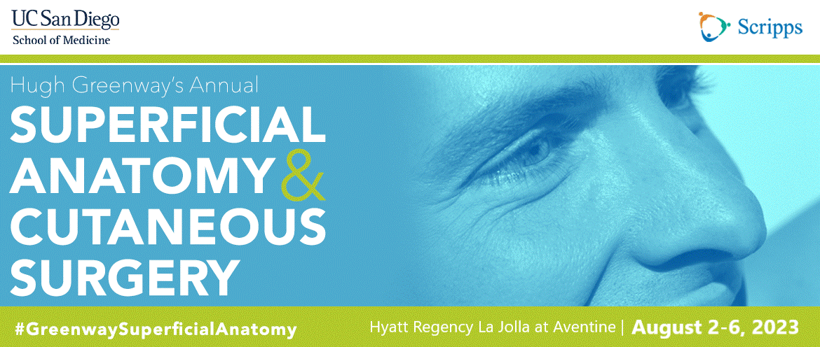 40th Annual Superficial Anatomy & Cutaneous Surgery Banner